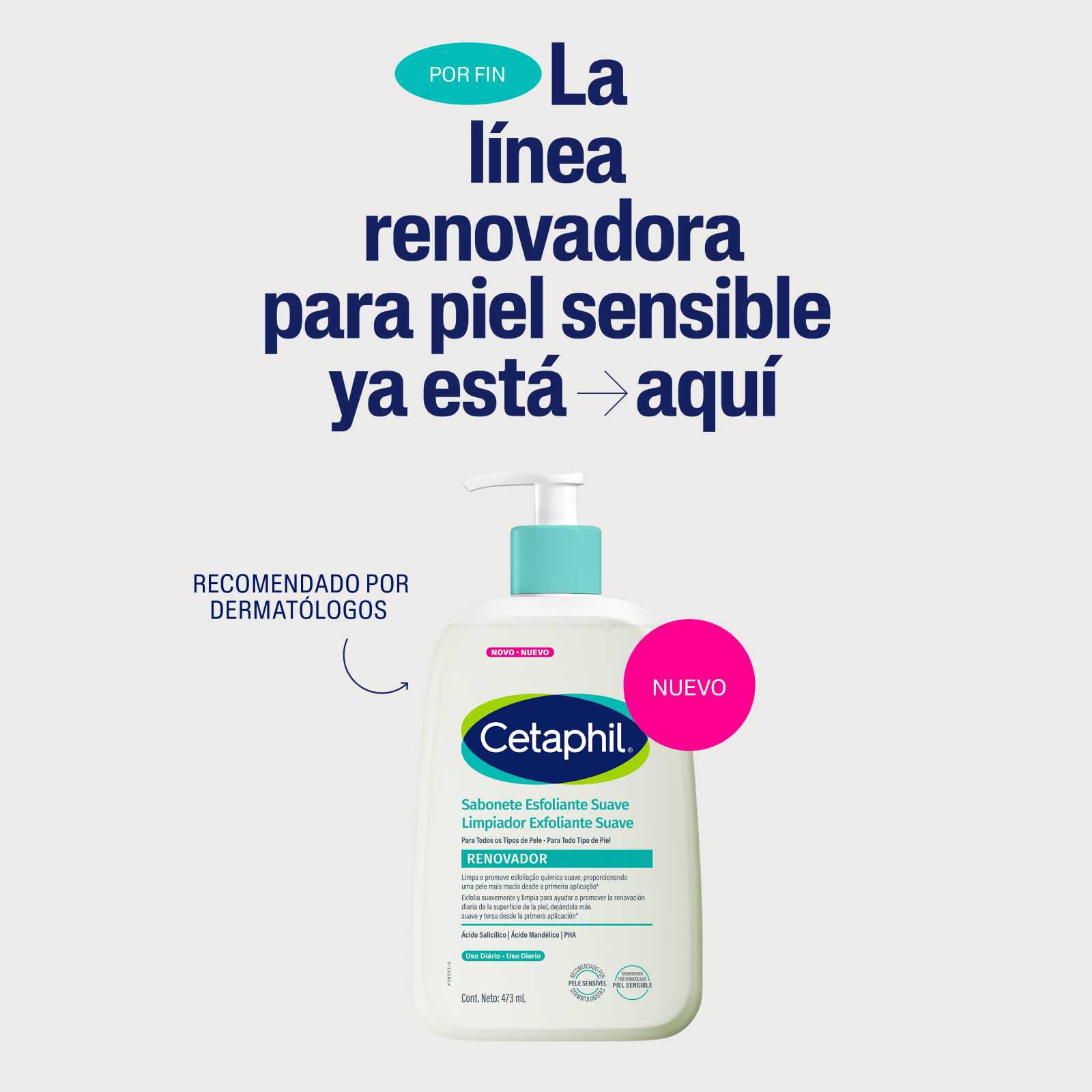 Limpiador Exfoliante Suave Renovador