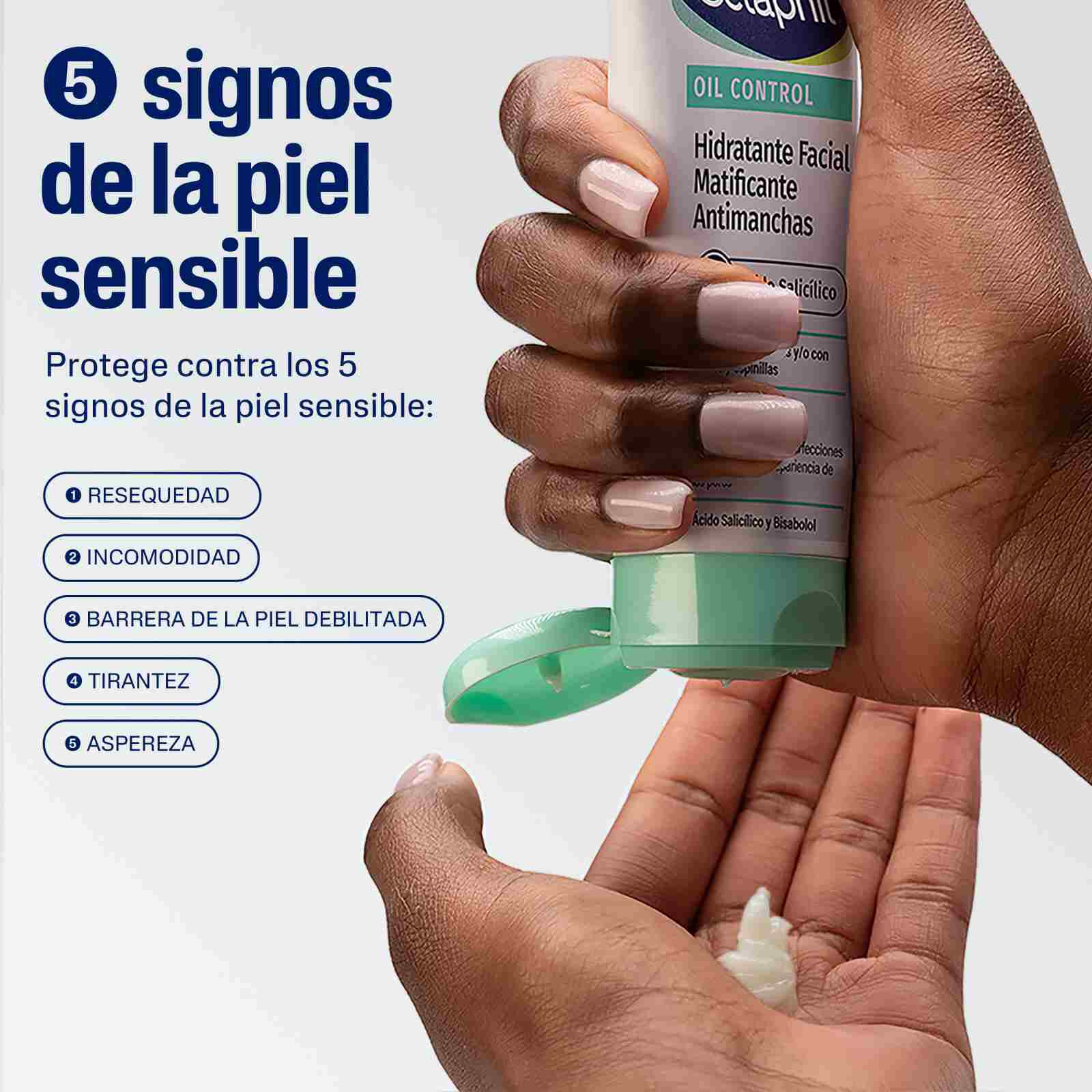 Oil Control Hidratante Facial Matificante Antimanchas