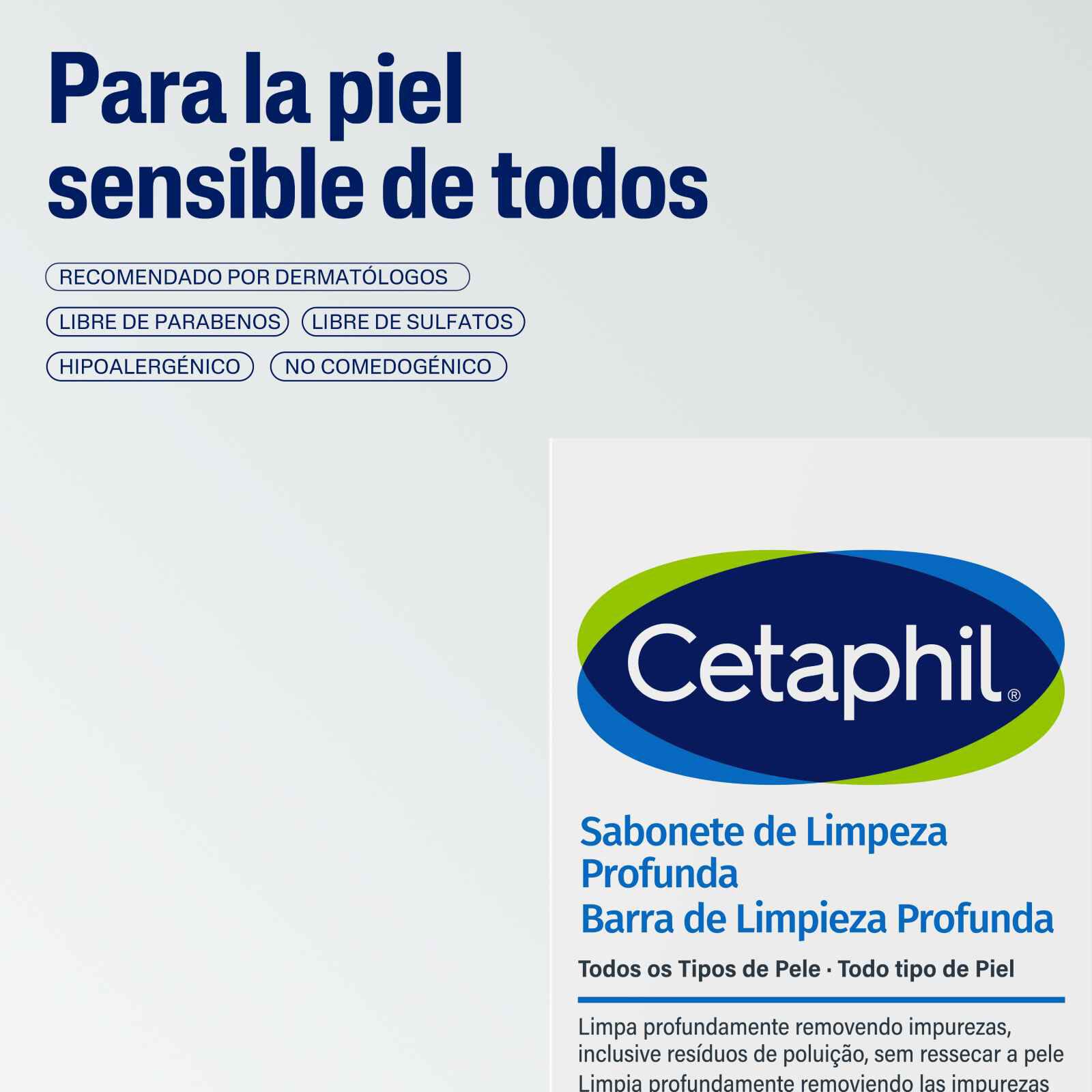 CETAPHIL Barra de Limpieza Profunda