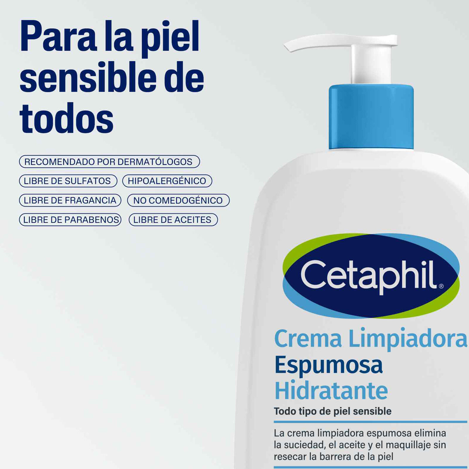 Crema Limpiadora Espumosa Hidratante