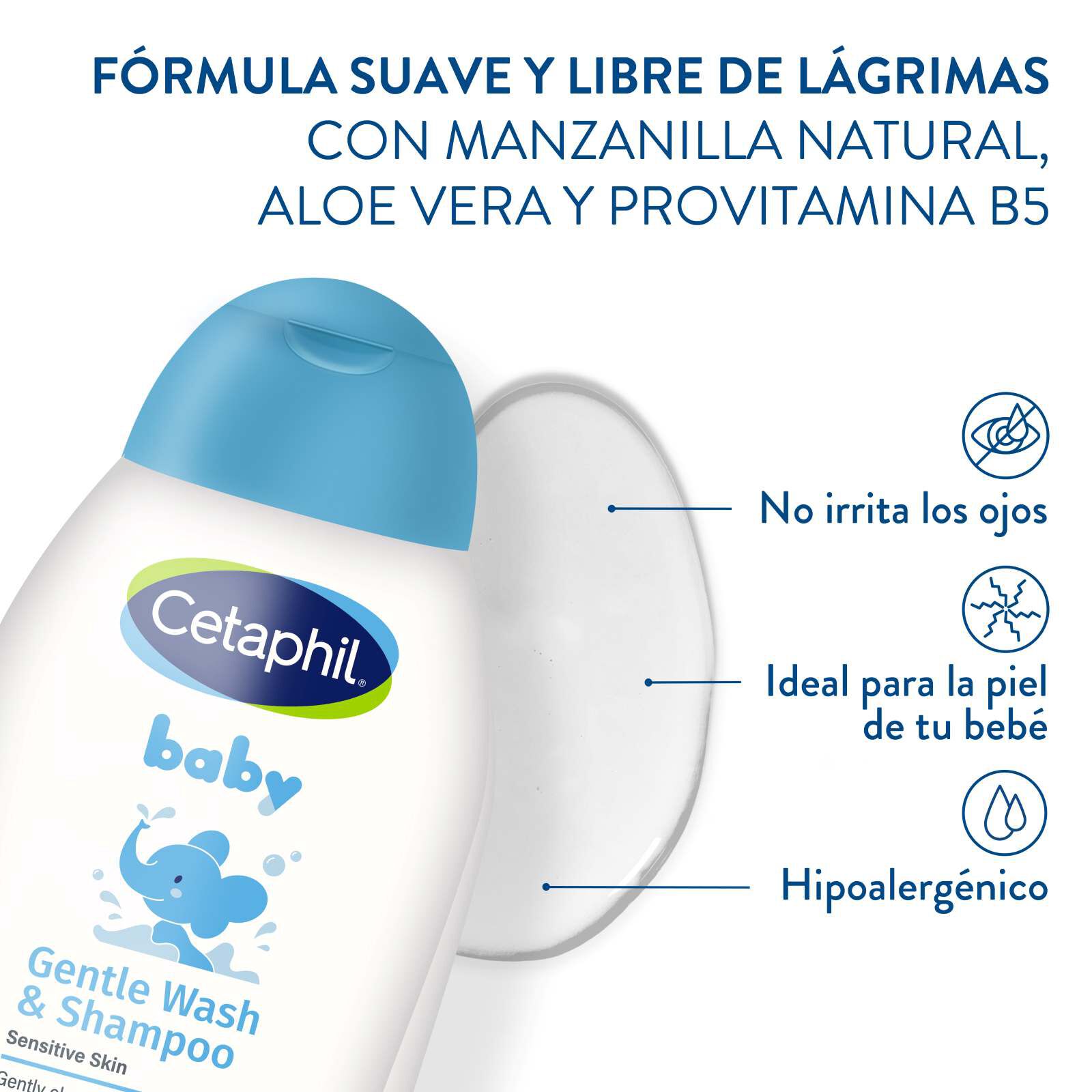 Baby Ba&ntilde;o L&iacute;quido de los Pies a la Cabeza