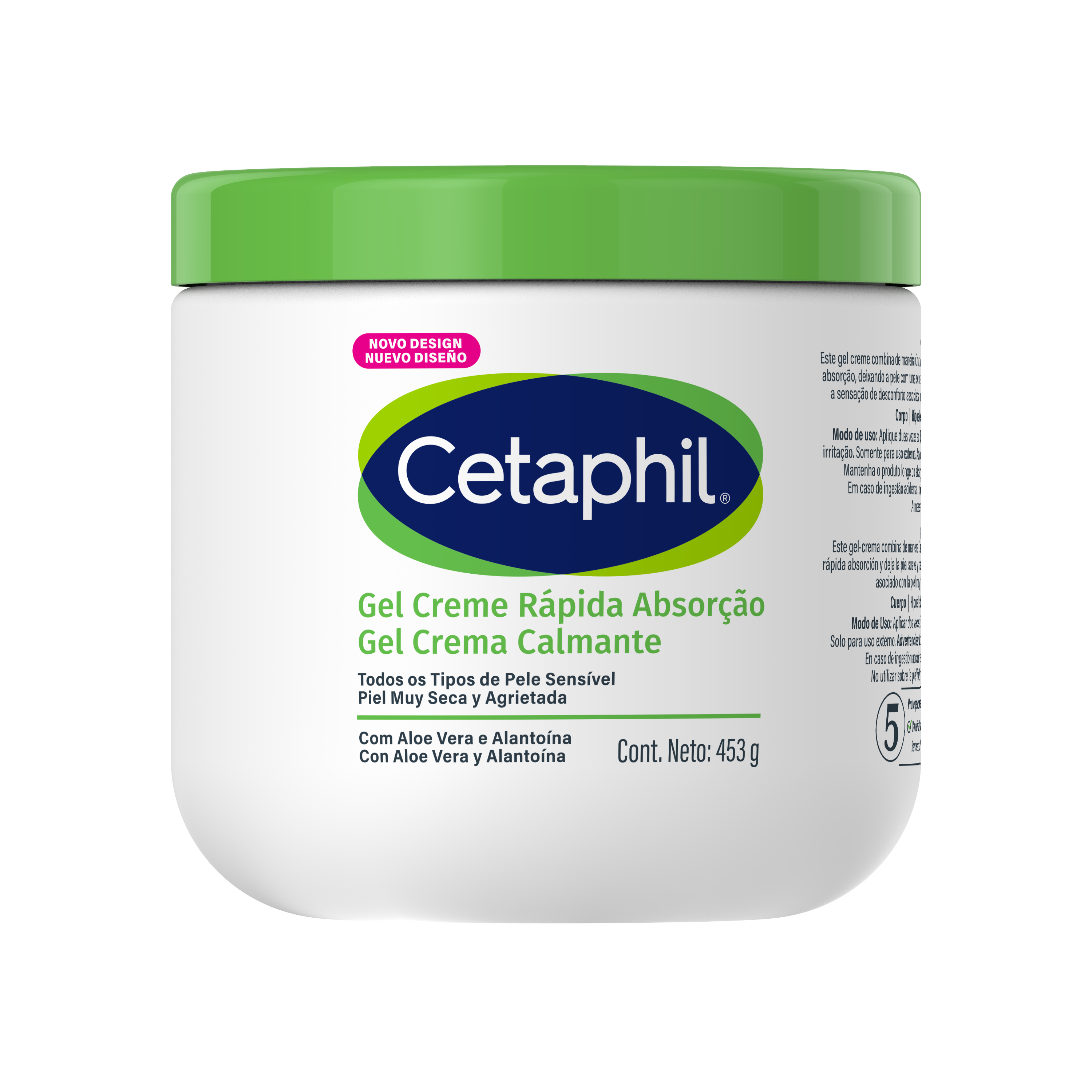 Gel Crema Calmante con Aloe Vera y Alanto&iacute;na en Tarro