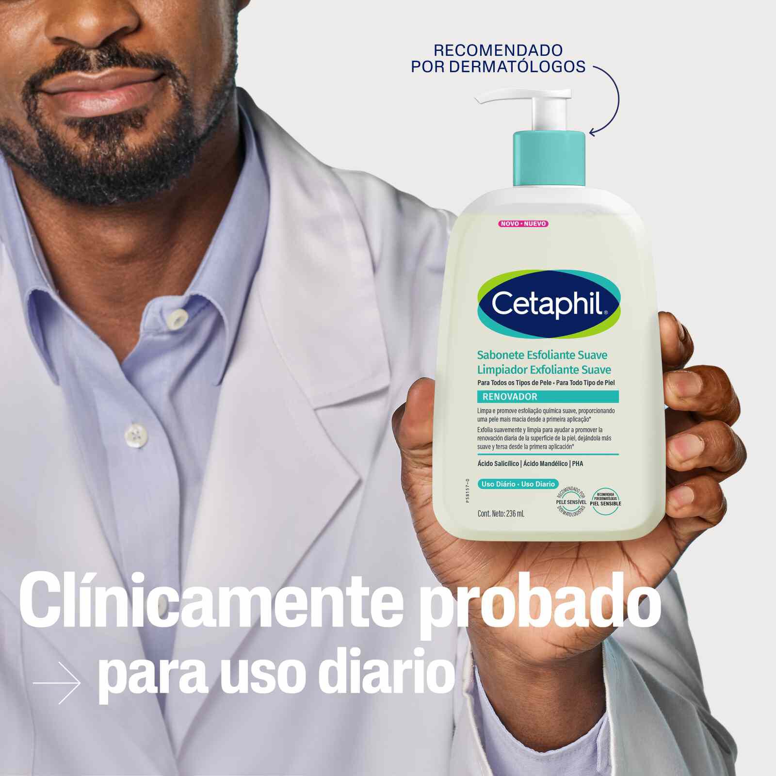 Limpiador Exfoliante Suave Renovador